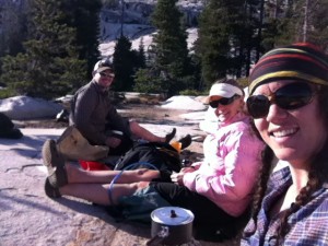 Camping on granite