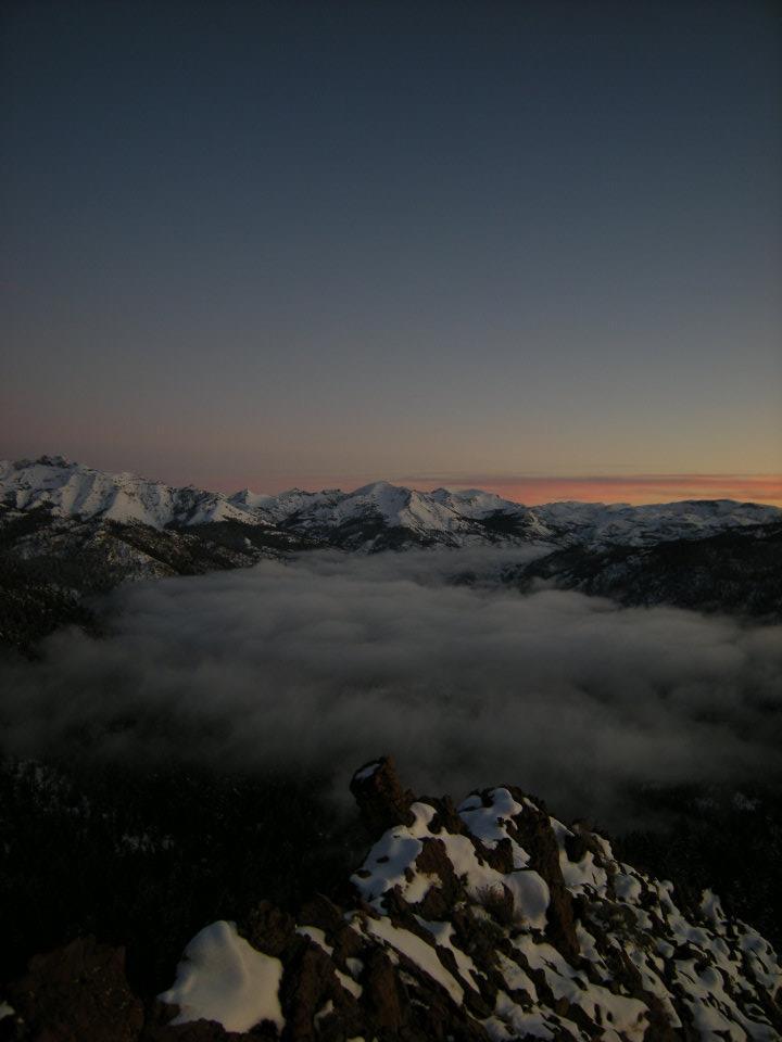 Bald Mountain Roadless Area Snow Sunset