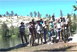 Volunteers at Chain Lakes