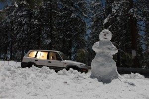 snow man highway