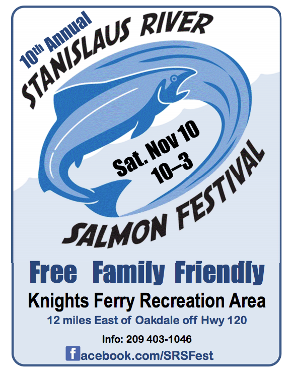 stanislaus river salmon festival flyer 2018