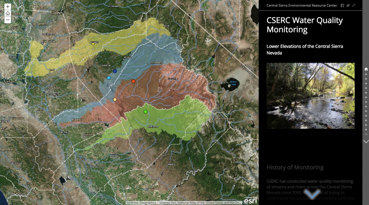 cserc water web map