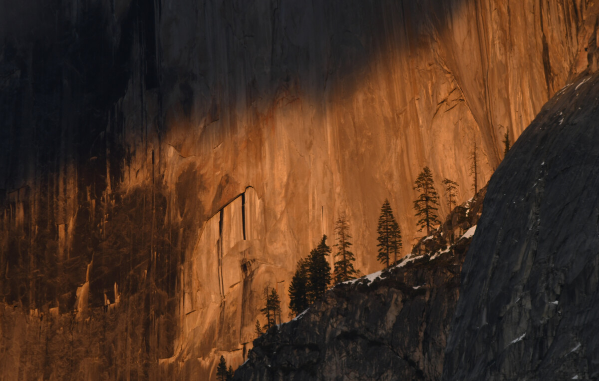 Shadowy Cliff Wall by Sean Adams
