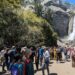 Yosemite vis­itor num­bers explode as park does away with reser­va­tion sys­tem